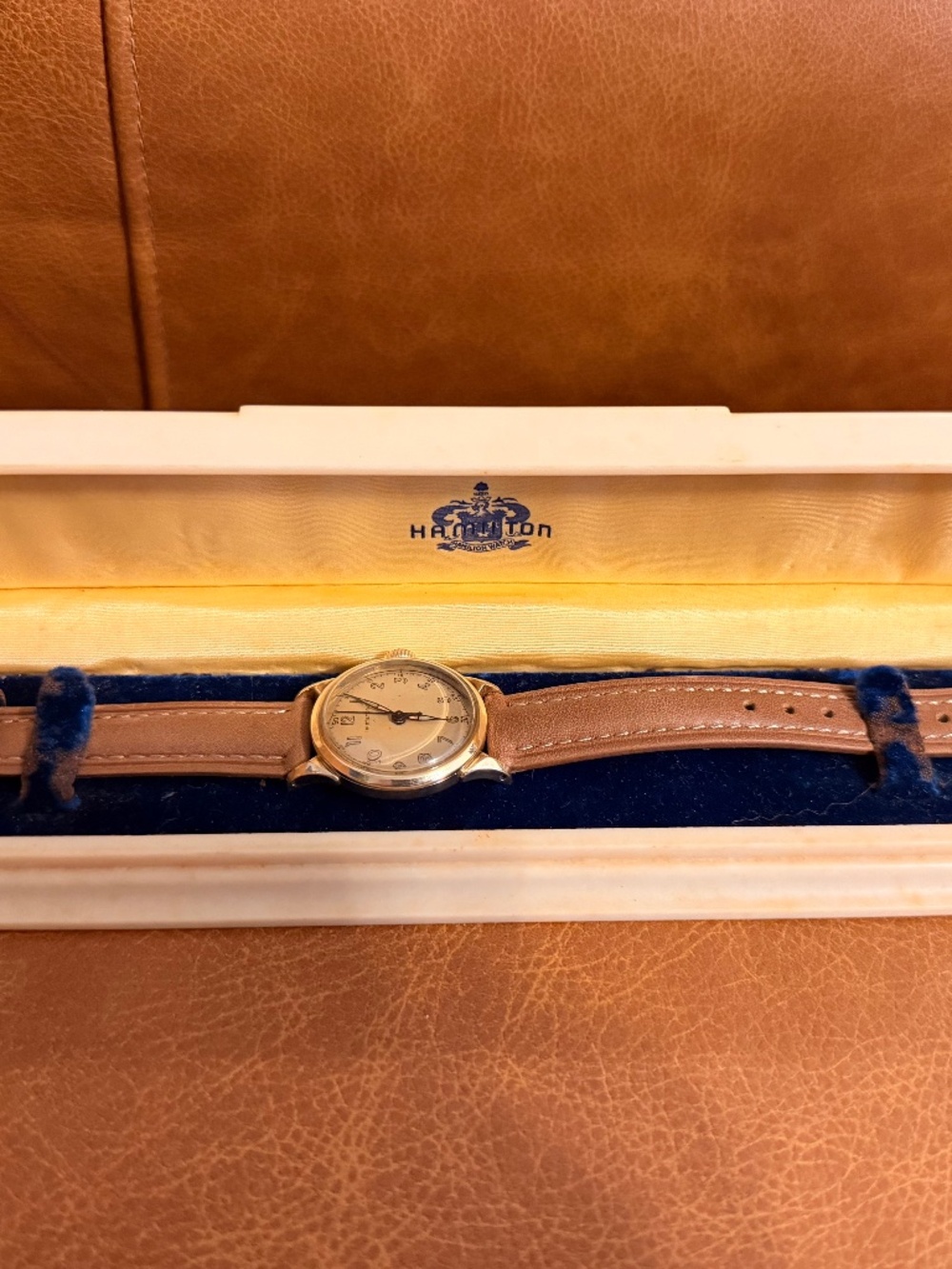 Vintage Hamilton CLD Mechanical Watch - Working w/ Original Box Pat 2467062